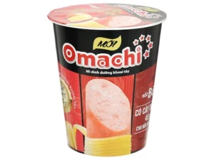 Mì Ly OMACHI Xốt Bò Hầm Có Xúc Xích Thật 114g